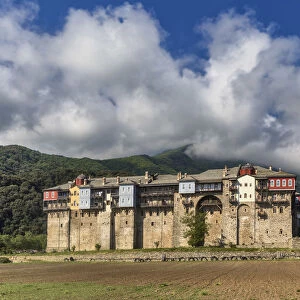 Iviron monastery, Iveron, Mount Athos, Athos peninsula, Greece
