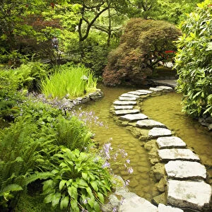 Japanese Garden, Butchart Gardens, Victoria, Vancouver Island, British Columbia, Canada