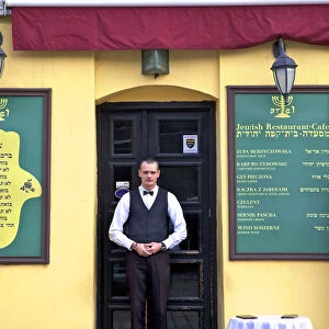 Jewish Restaurant, Kazimierz, Krakow, Poland, Europe
