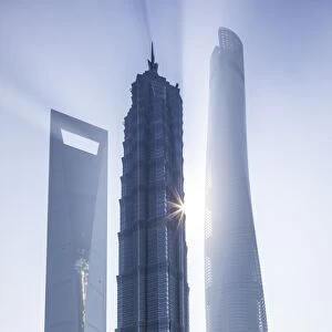 Jinmao Tower, Shanghai World Financial Center & Shanghai Tower, Pudong, Shanghai Tower