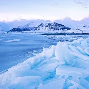 Jokulsarlon glacier lagoon, Iceland, Europe