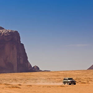 Jordan, Wadi Rum, Rum village, 4x4 jeep