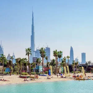 Dubai City Skyline Print Dubai City Skyline Print
