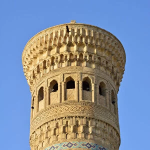 Kalon minaret. Bukhara, a UNESCO World Heritage Site. Uzbekistan