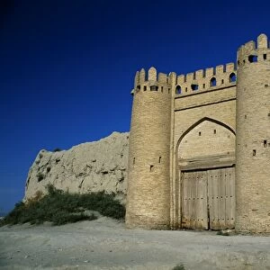 The Karakul Gate and the remains of the city walls
