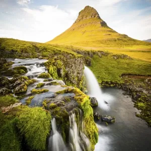Kirkjufell Mountain, Snaefellsnes peninsula, Iceland Kirkjufell Mountain, Snaefellsnes peninsula, Iceland
