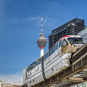 KL Monorail train, Kuala Lumpur, Malaysia