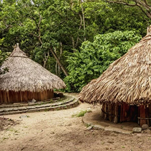 Kogi Huts, Pueblito Chairama, Tayrona National Natural Park, Magdalena Department