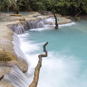 Kuang Si Falls, Luang Prabang, Louangphabang Province, Laos