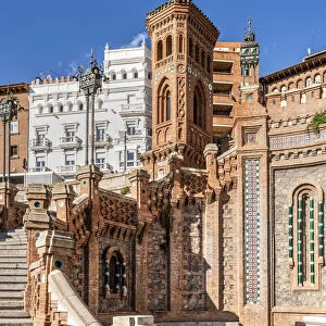 La Escalinata staircase, Teruel, Aragon, Spain
