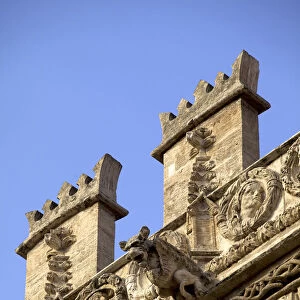Detail of La Lonja de la Seda, Valencia, Spain