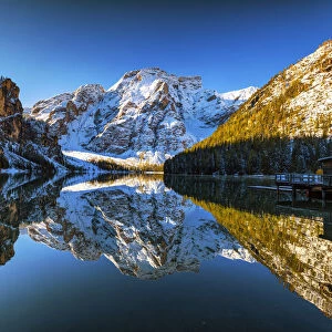 Lago di Braies, South Tyrol, Dolomites, Italy