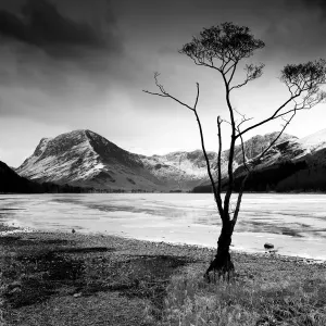 Lake Buttermere Black and White Print Lake Buttermere Black and White Print