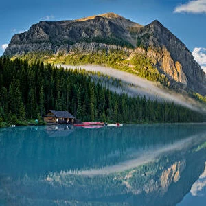 Lake Louise Reflections, Banff National Park, Alberta, Canada