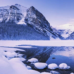 Lake Louise in Winter, Banff National Park, Alberta, Canada