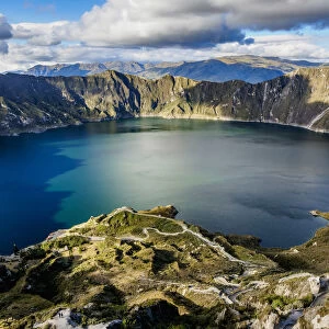 Lake Quilotoa, Cotopaxi Province, Ecuador