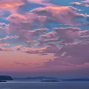 Lake Superior at sunrise Thunder Bay, Ontario, Canada