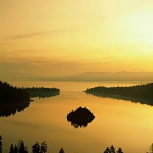 Lake Tahoe at dawn, Tahoe, Nevada, USA