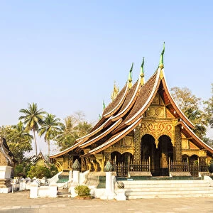 Laos, Luang Prabang. Wat Xieng Thong temple