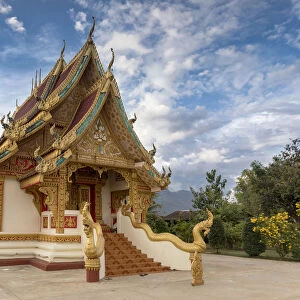 A Laotian style temple, Champasak, Laos