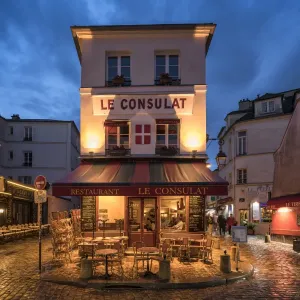 Le Consulat Restaurant, Montmartre, Paris, France Le Consulat Restaurant, Montmartre, Paris, France