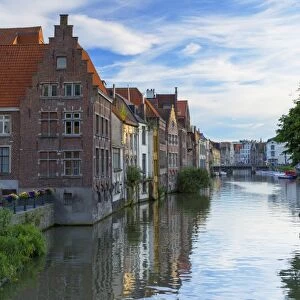 Leie Canal, Ghent, Flanders, Belgium