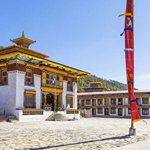 Lhodrak Kharchu monastery, Jakar, Bumthang District, Bhutan