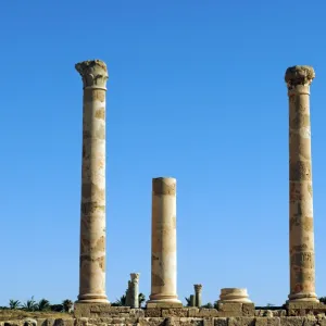 Libya, Sabratha. Columns