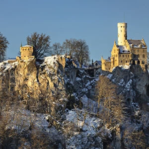 Lichtenstein Castle, Swabian Jura, Baden-Wurttemberg, Germany