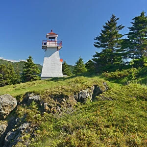 Lighthouse on Bonne Bay. Woody Point. Gros Morne National Park Newfoundland & Labrador, Canada