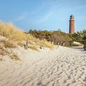 Lighthouse Darsser Ort, Mecklenburg-Western Pomerania, Baltic Sea, North Germany, Germany
