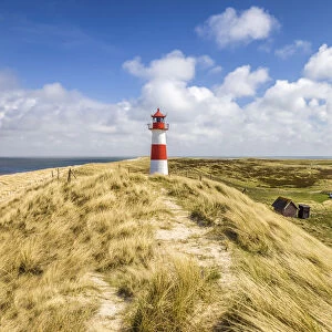 Lighthouse List East on the Ellenbogen Peninsula, Sylt, Schleswig-Holstein, Germany