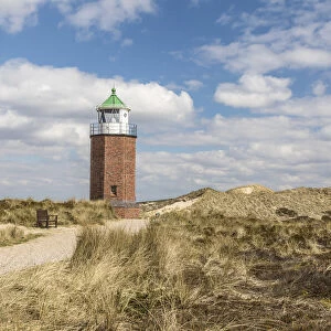 Lighthouse Quermarkenfeuer in Kampen, Sylt, Schleswig-Holstein, Germany