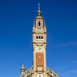 Lille Chamber of Commerce and Belfry, Lille, France