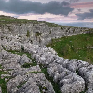 Limestone Cliffs Print, Malham Cove Limestone Cliffs Print, Malham Cove
