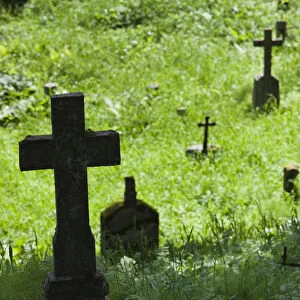 Lithuania, Vilnius, Rasu Cemetery, gravestones