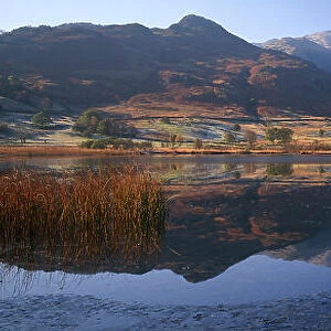 Little Langdale Tarn Reflections, Lake District National Park, Cumbria, England