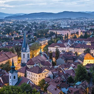 Ljubljana skyline, Slovenia