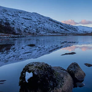Llynnau Mymbyr Reflections, Snowdonia National Park, Gwynedd, Wales