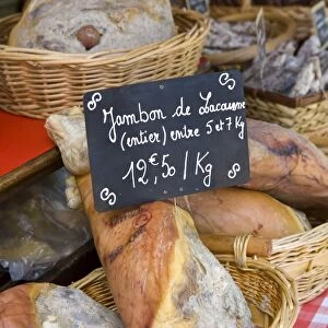 Local Produce at Market Day, Mirepoix, Ariege, Pyrenees, France