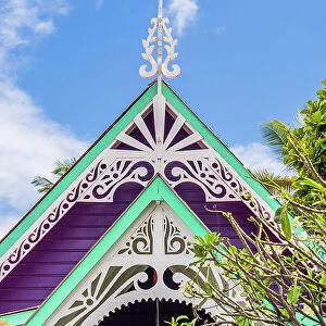 Local store roof, Mustique, Grenadines, Saint Vincent and the Grenadines Islands, Caribbean