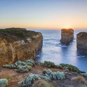 Loch Ard Gorge at sunset, Port Campbell National Park, Great Ocean Road, Victoria