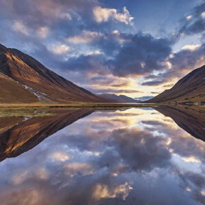 Loch Etive Reflections at Sunset, Argyll & Bute, Scotland