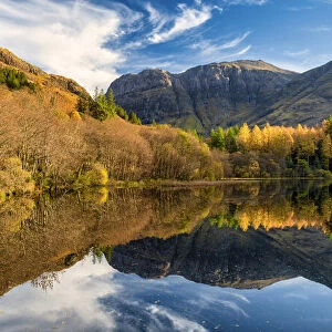 Lochan Torren in Autumn, Glen Coe, Highlands, Scotland