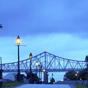 Louisiana, New Orleans, Algiers, Jazz Walk of Fame, Crescent City Connection Bridges