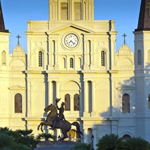 Louisiana, New Orleans, French Quarter, Jackson Square, Saint Louis Cathedral, Andrew