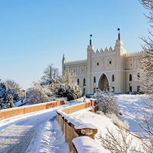 Lublin Castle at winter time, Lublin Voivodeship, Poland