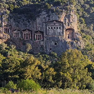 Lycian tombs, Dalyan, Mugla Province, Turkey