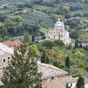 Madonna di San Biagio Church below Montepulciano, Tuscany, Italy