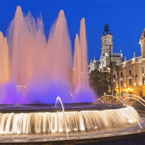 Magic Fountain, Valencia, Comunidad Autonoma de Valencia, Spain